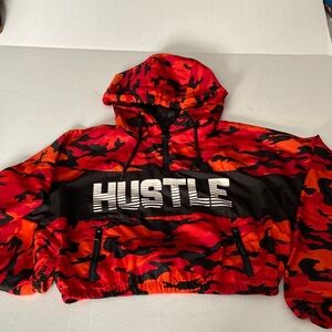 Justify Urban Camo Lined Cropped Jacket